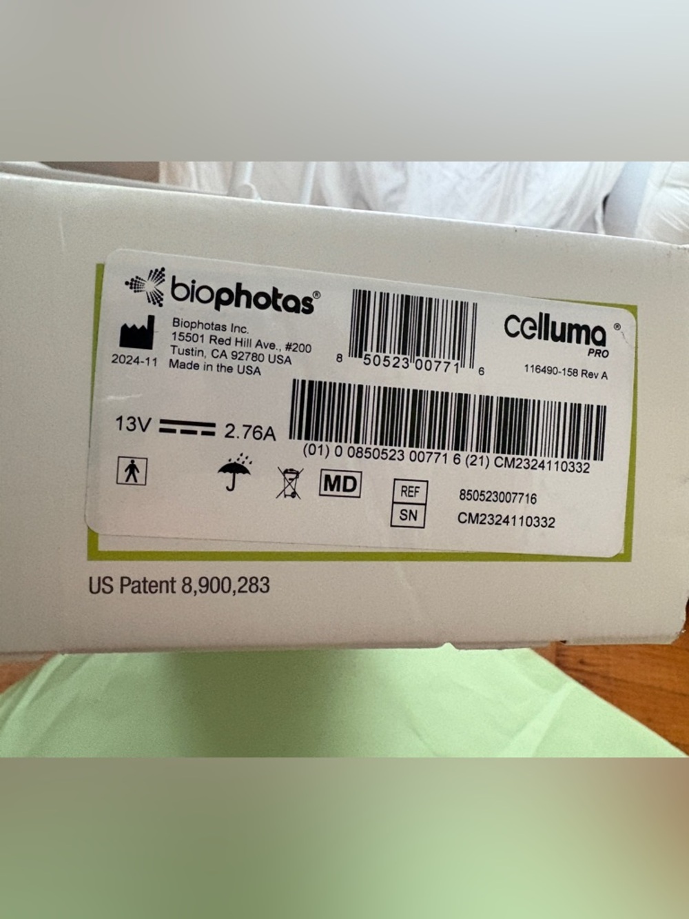 Celluma Pro in Box Like New | Professional Red Light Therapy Device Face Hair - Picture 7 of 7
